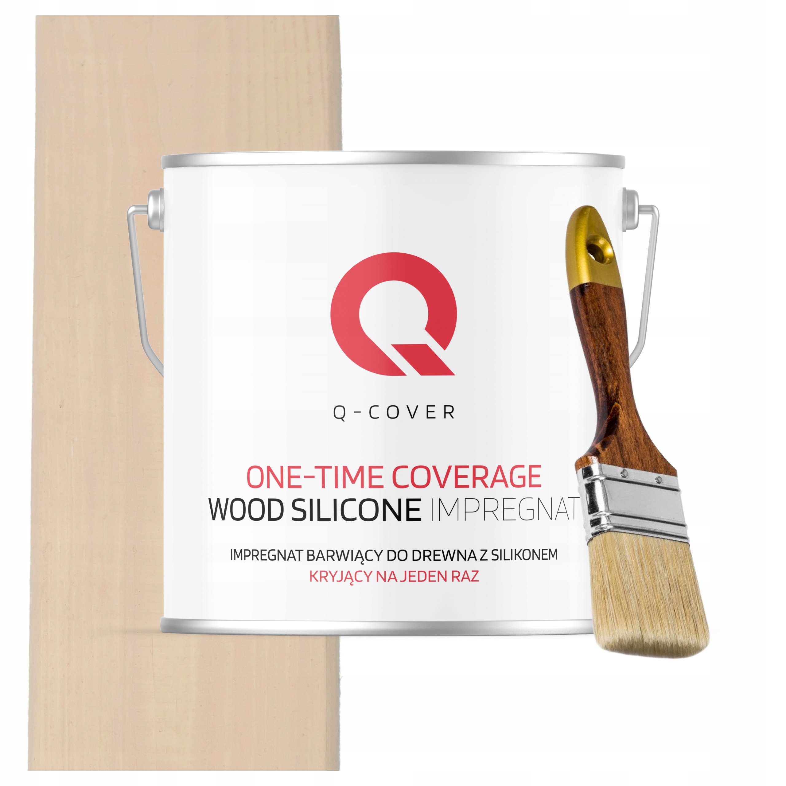 Barva Impregnát na dřevo Ochrana a barva v jednom 5L Béžová světlá Štětec