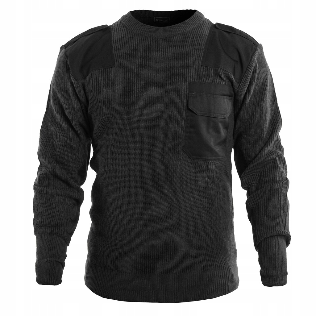 Mikina Military Rolák Mil-Tec Pullover Bundeswehr Polyacryl Černá 48
