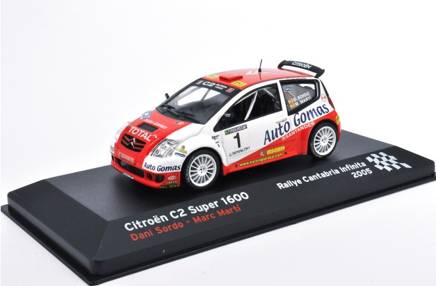 Citroen C2 1600 Cantabria Infinita 2005 Sordo Altaya 1:43