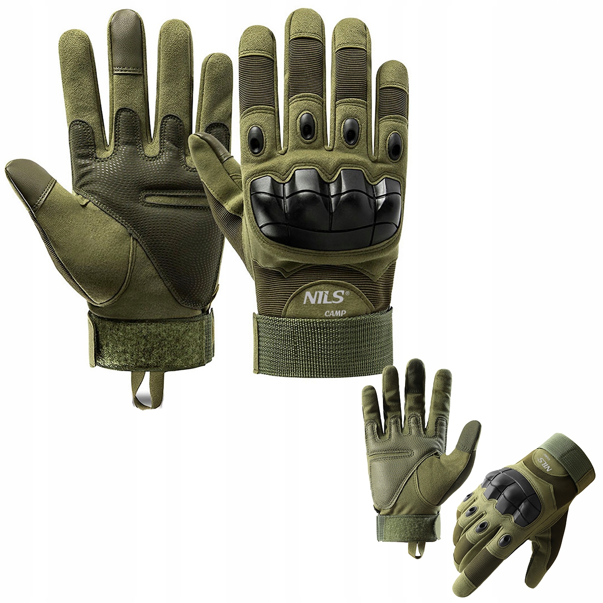 Rękawice Taktyczne Wielofunkcyjne Survival Trekking Wspinaczka rozm. XL Kod producenta 15-02-426