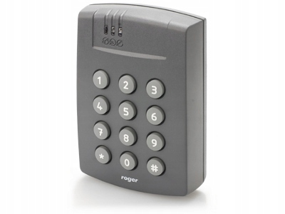 Bezkontaktná čítačka Roger PRT64EM s klávesnicou, IP65, externá