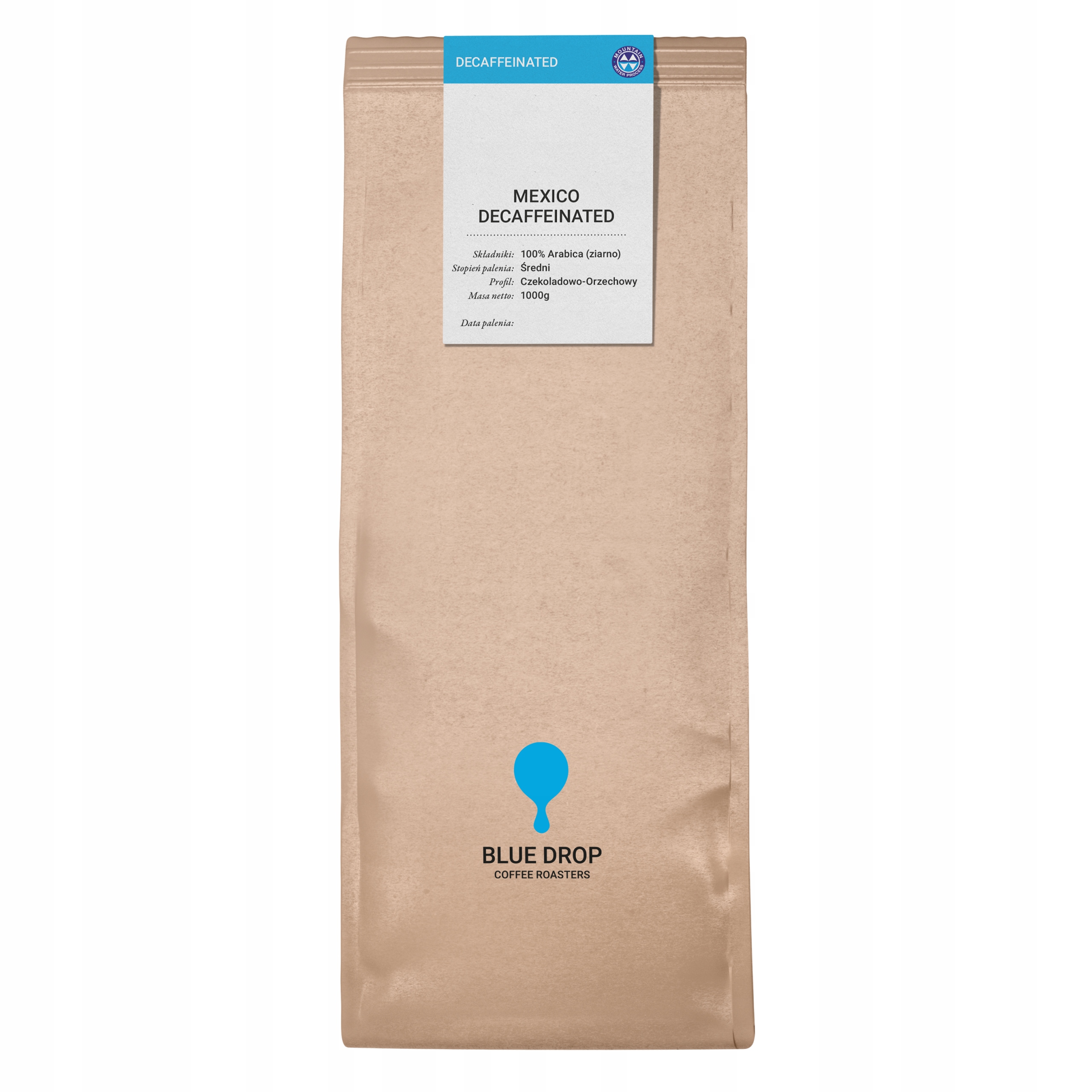 Káva Bez Kofeinu 100% Arabica 1 kg Káva Čerstvě pražená zrnková pro kávovar