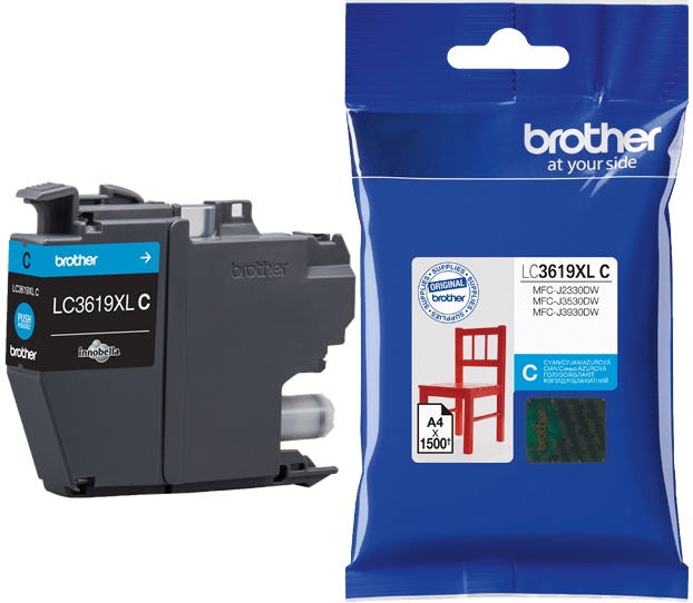 

Tusz Brother LC3619XLC Cyan 1500 str.