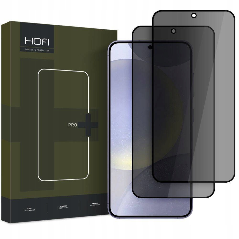 Hofi Szkło Prywatyzujące Anti Spy Glass Pro+ Do Samsung Galaxy S25 2 Sztuki