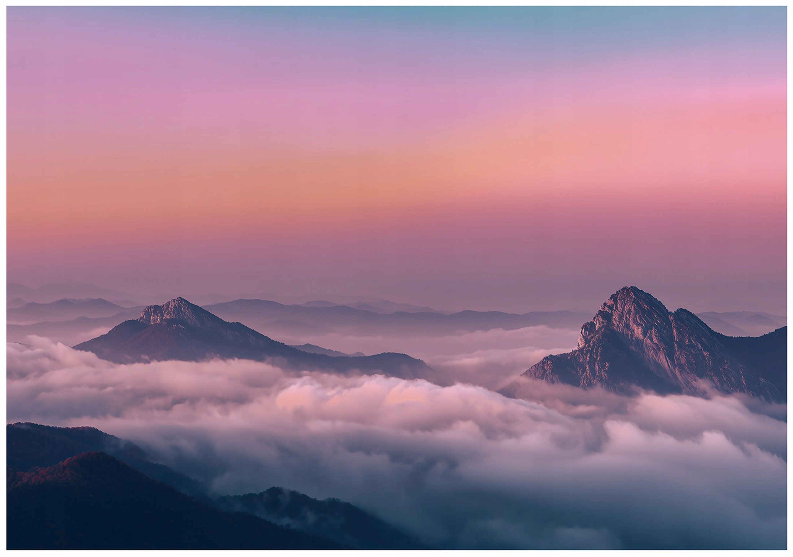 Fototapeta Hory Nebe 3D Krajina Ložnice Obývací Pokoj Tapeta Flizelina 200x140