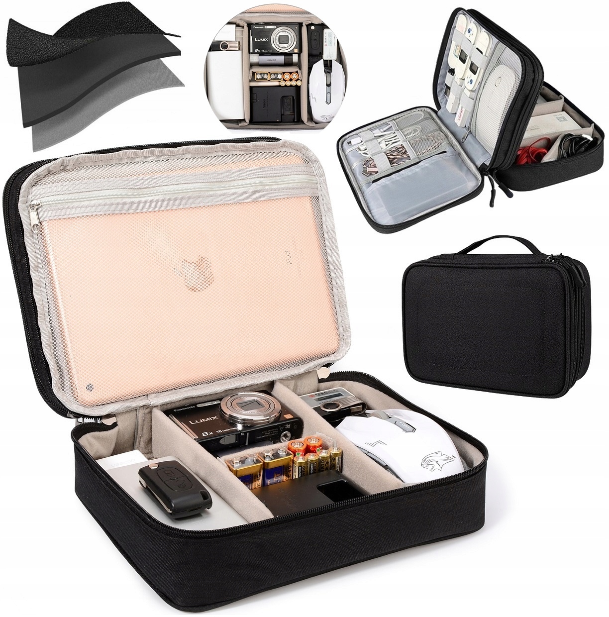 

Organizer Podróżny Torba Na Kable Ładowarki Etui