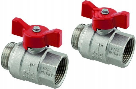 Vario Poniklovaný Guľový Ventil G1-G1