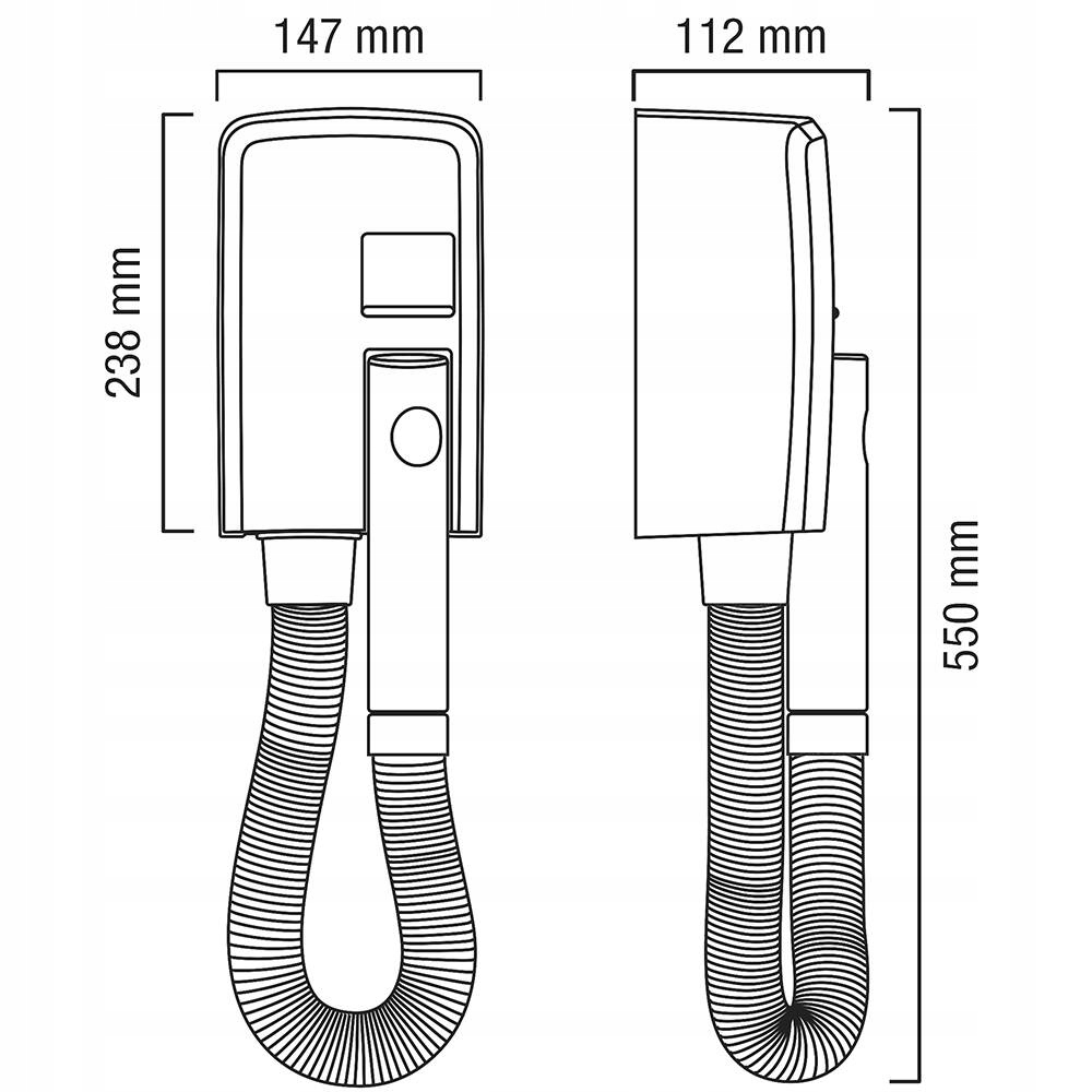 SUSZARKA BASENOWA DO WŁOSÓW 1200W HOTELLO Valera Marka Valera