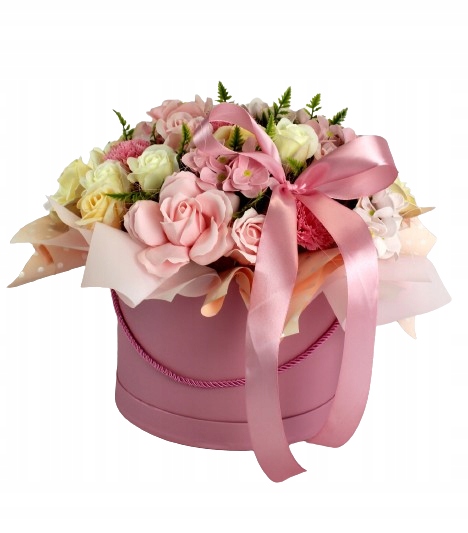 Flower Box Mýdlové Květiny Dárek Pro Učitele K Narozeninám Osmnáctka XXL