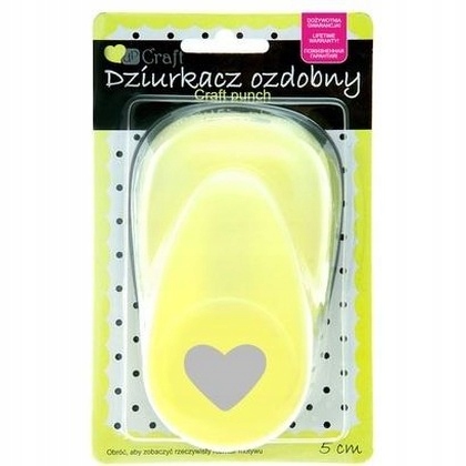 Děrovač ozdobný 5cm srdce 2 /Dalprint