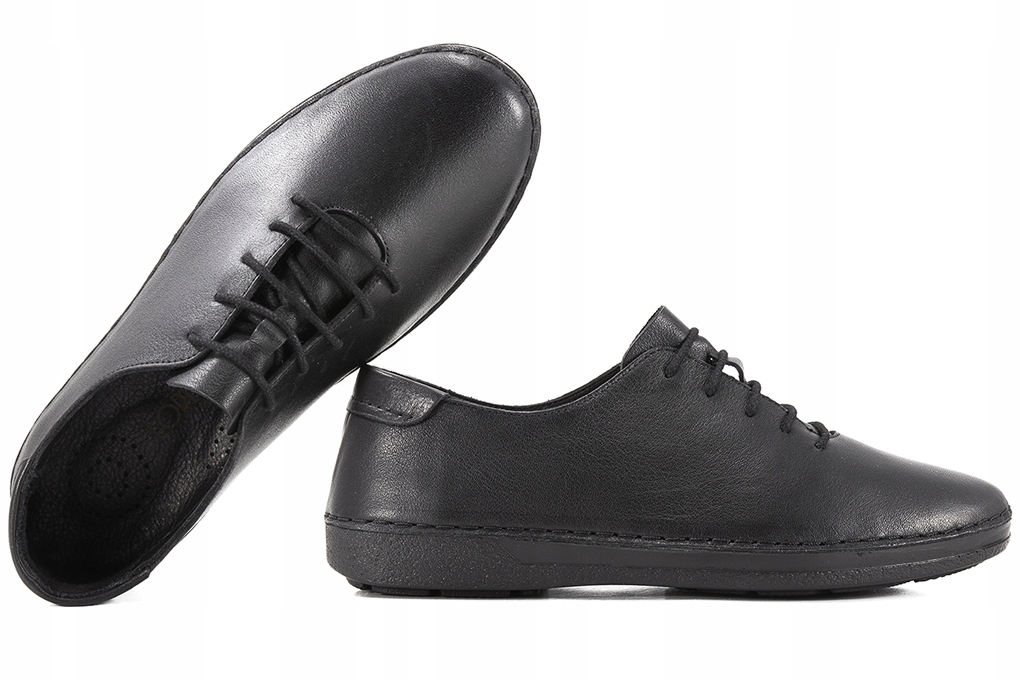 Loretta Vitale 10221 Dámské Kožené Polobotky černé 37 Černá