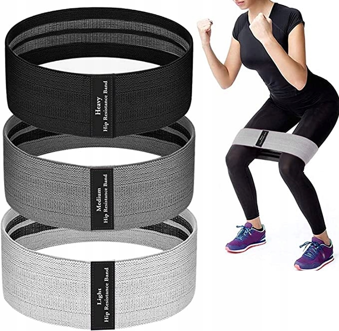 

Wayexe Elastyczne opaski fitness, 3 sztuki