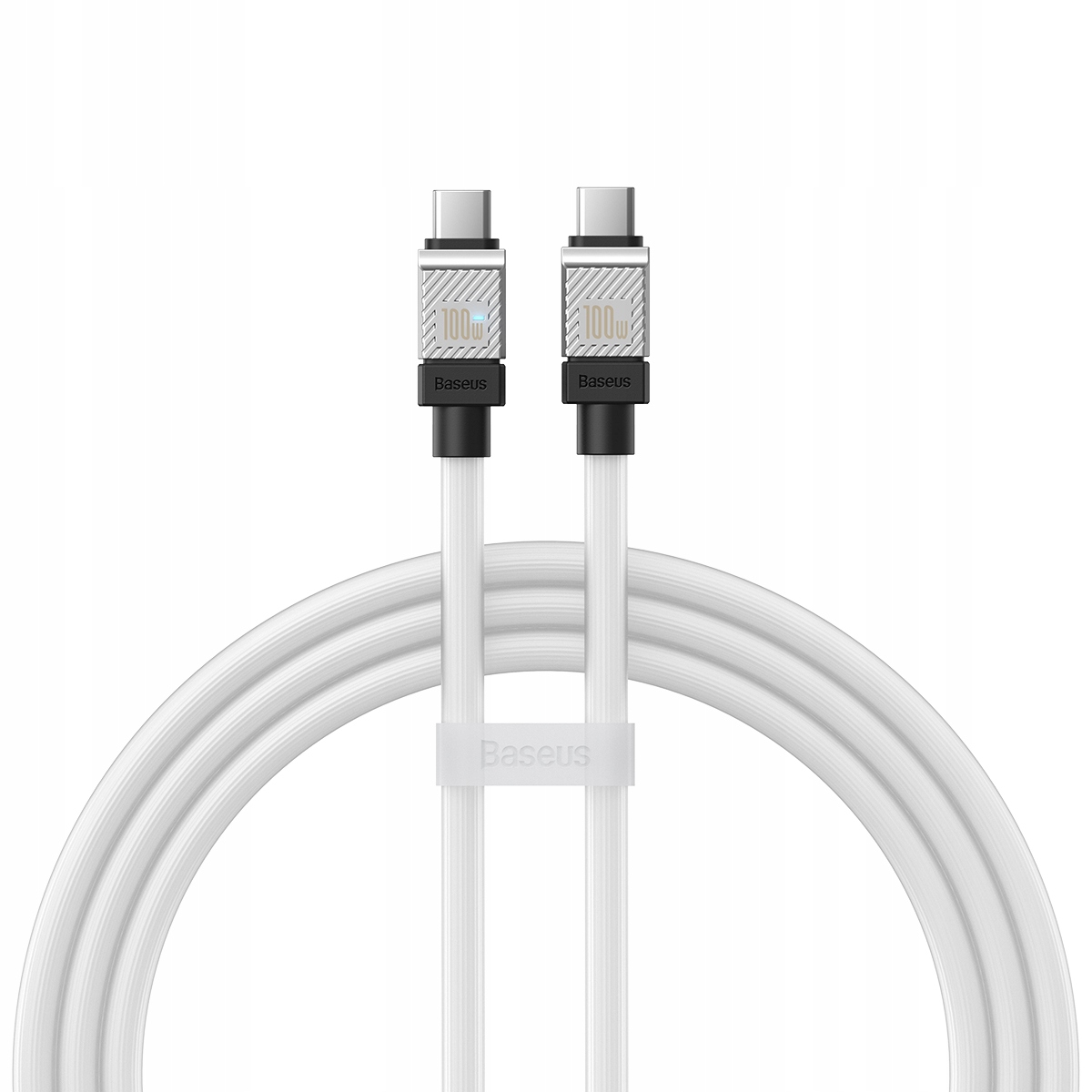 BASEUS MOCNY KABEL USB-C SZYBKIE ŁADOWANIE PRZEWÓD TYP-C PD 100W QC 5A 2M Stan opakowania oryginalne