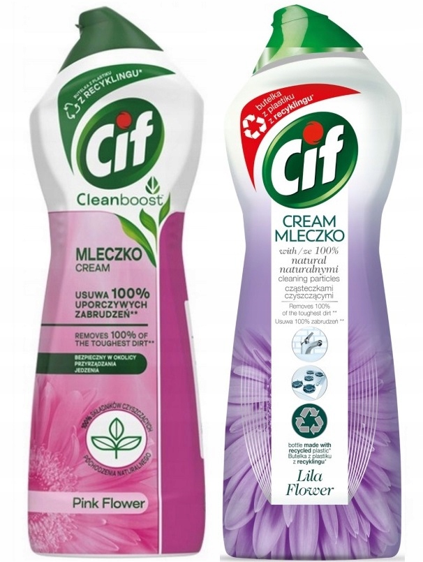 

Cif Mleczko do Czyszczenia Pink+Lila Flower Pl 2x