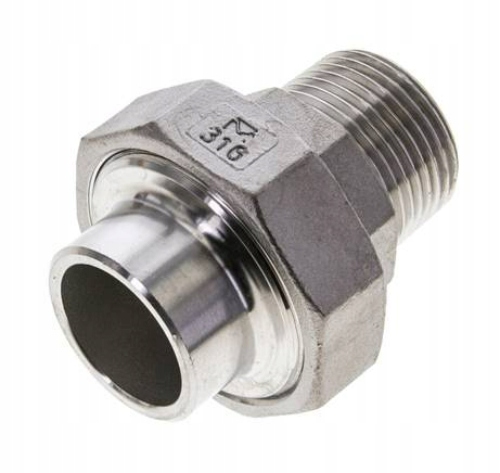 Šroubení pro svařování s kuželovým těsněním 48,3 mm -r 1 1/2", nerezová ocel