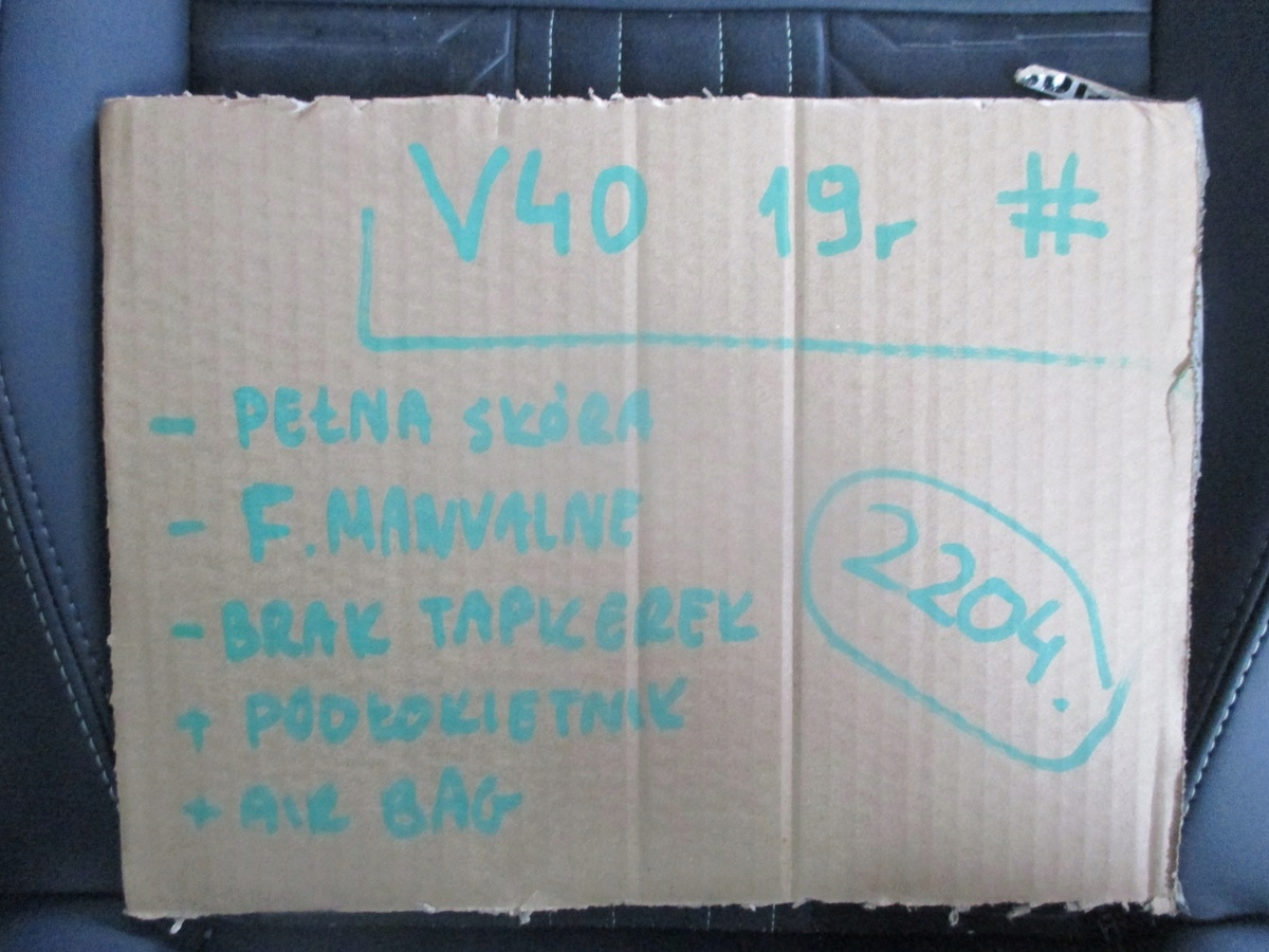 upholstery seats leather VOLVO V40 II