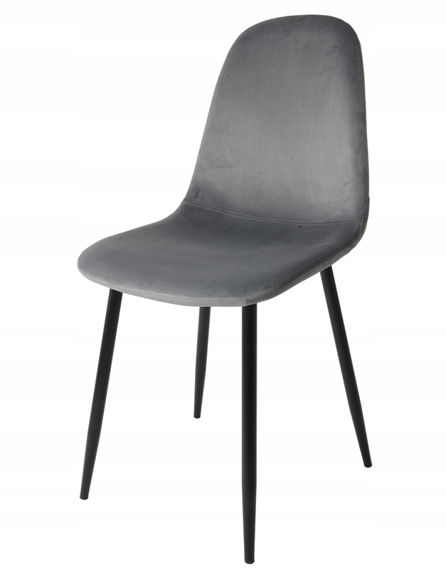 Krzesło Dankor Design dsw welur c.szary czarne