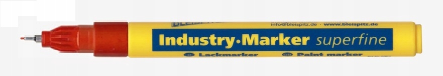 

Marker Przemysłowy Czerwony Cienki Profi Bleispitz