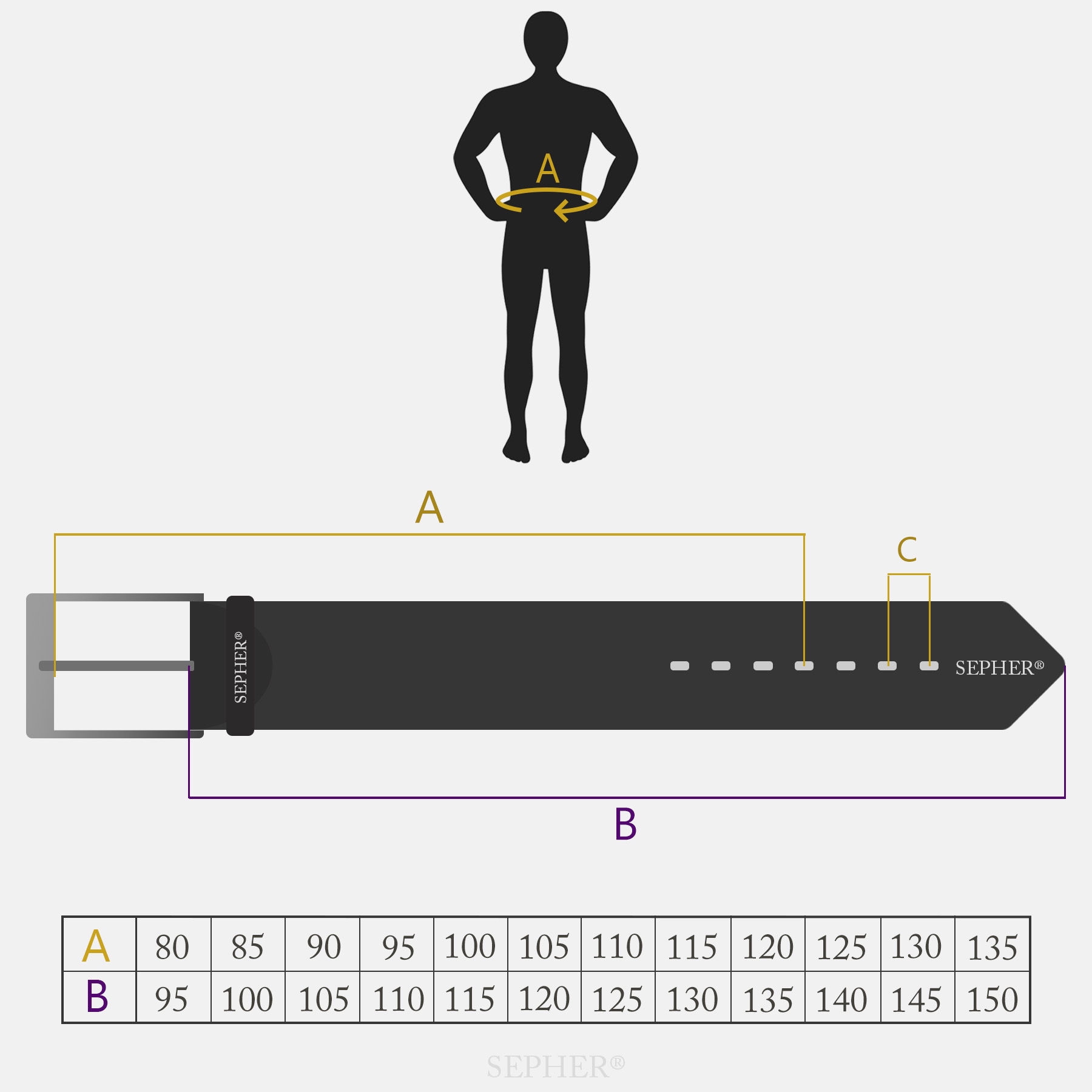 SEPHER Pasek skórzany męski GRANATOWY skóra klasyk Płeć mężczyzna