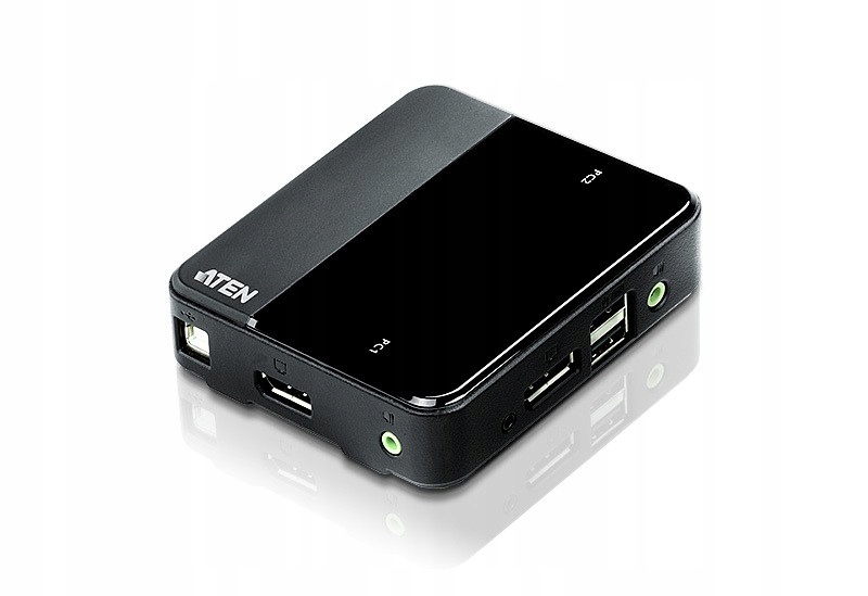 Aten Kvm přepínač 2-Port Usb 4K DP/Audio