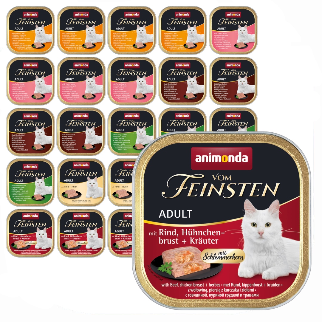 Levně Animonda Vom Feinsten Adult Classic 24x100g Mokré Krmivo Pro Kočky Mix Chutí