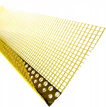 

Narożnik aluminiowy z siatką 10x10cm,dł. 250cm
