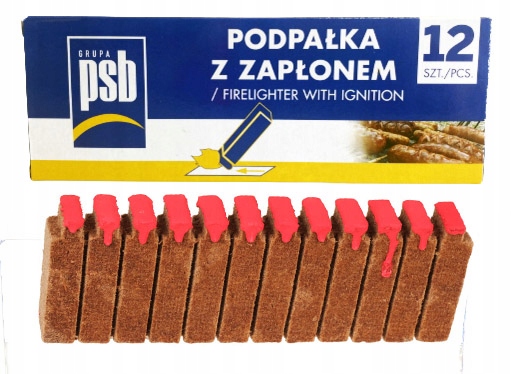 

Podpałka Do Na Grilla Z Zapłonem 12 Sztuk Psb