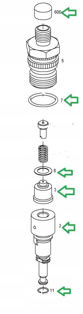 PFE266998.GB06 - СЕКЦИЯ НАСОСА HATZ PFE1A65S2004 1D41 СИСТЕМА BOSCH