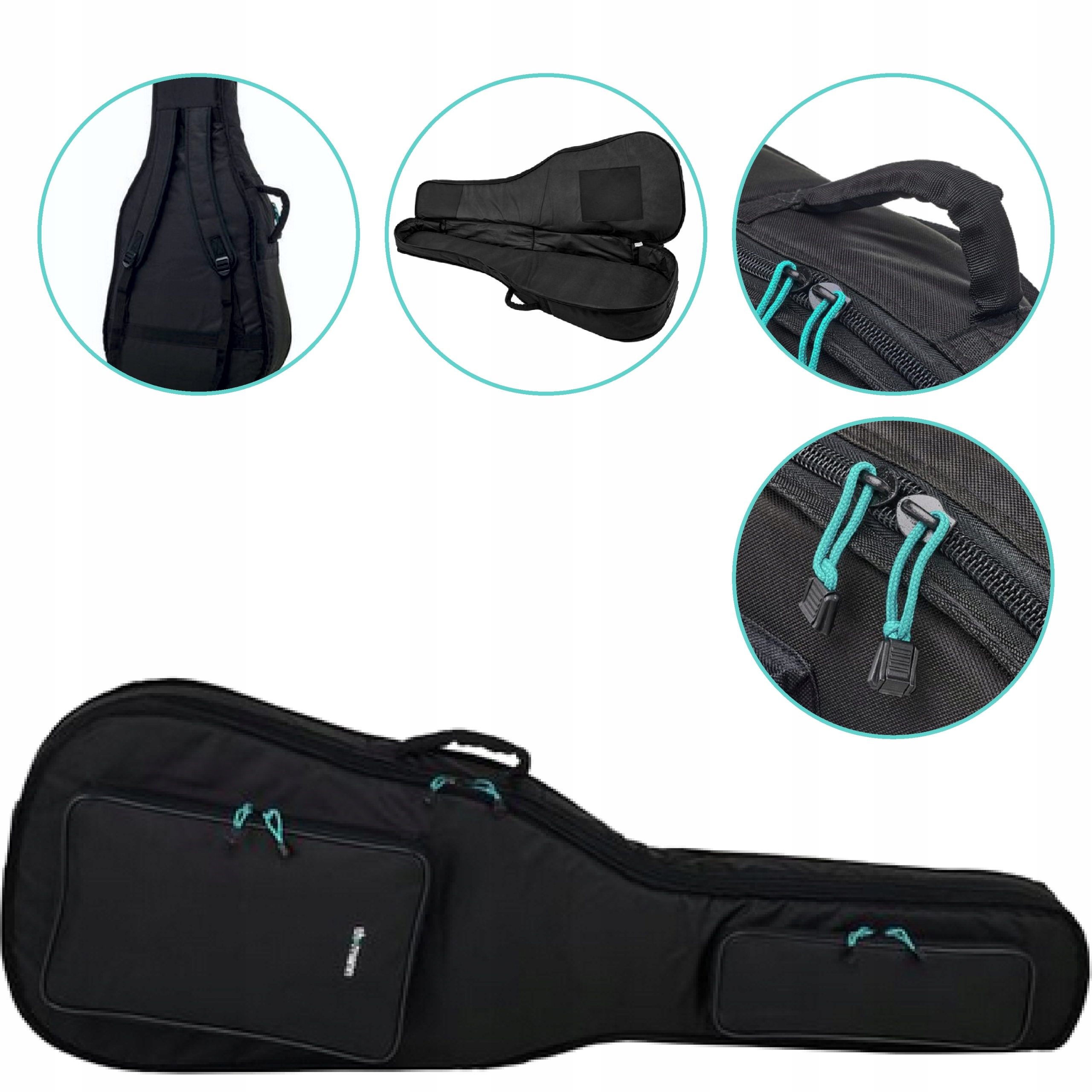 Obal batoh pro basovou kytaru, voděodolný, pěna 10 mm Thomann