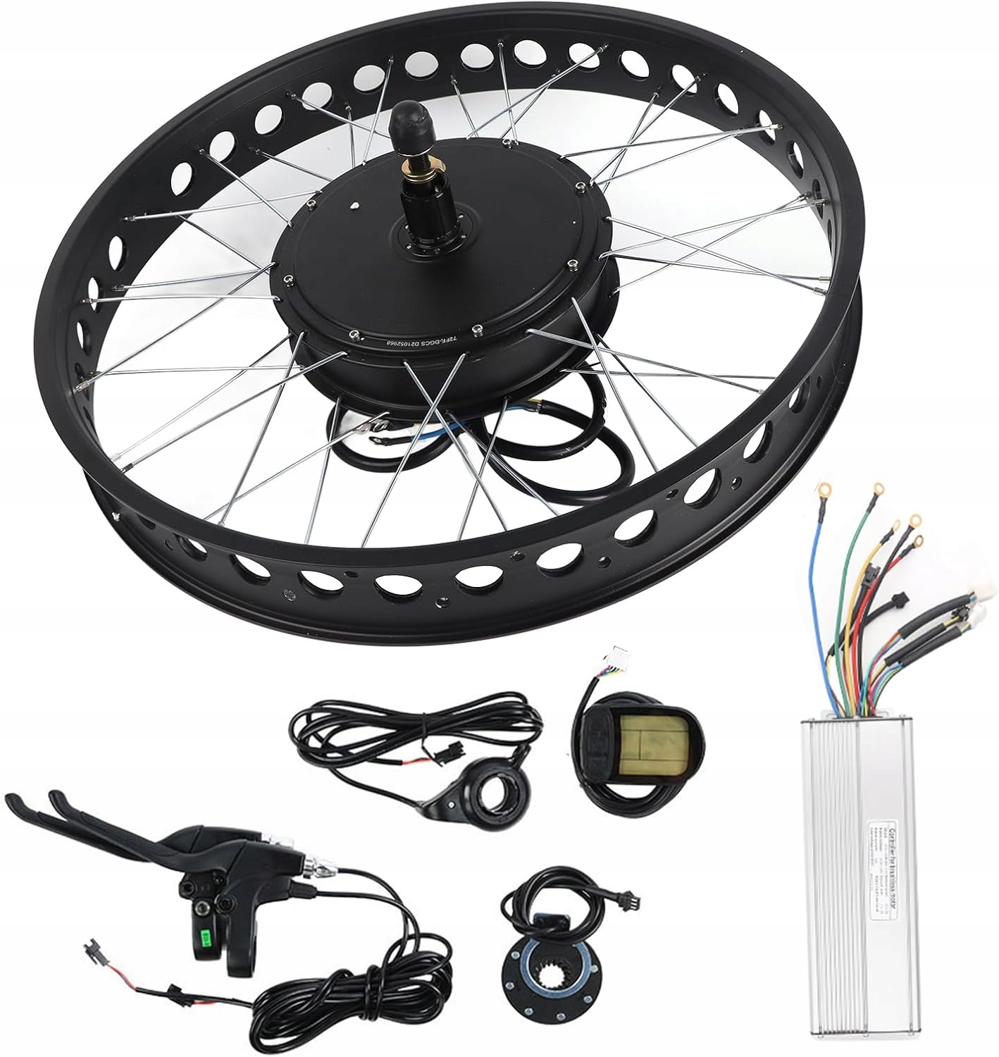 Zestaw do konwersji na rower elektryczny 72V 3000W silnik koła 26" Fatbike