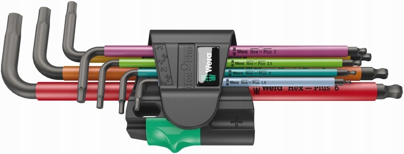 Sada Tŕňových Kľúčov 950/7 Hex-plus Multicolour W05022534001