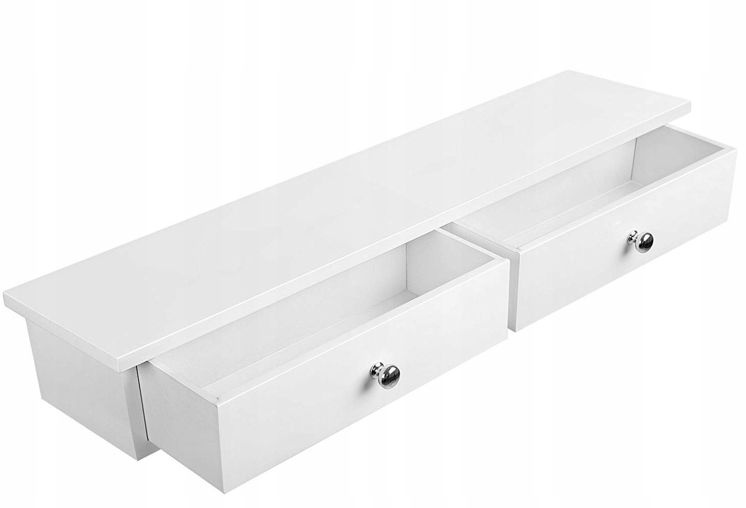 

Półka Wisząca Z Szufladami Do Salonu Kuchni, Biała