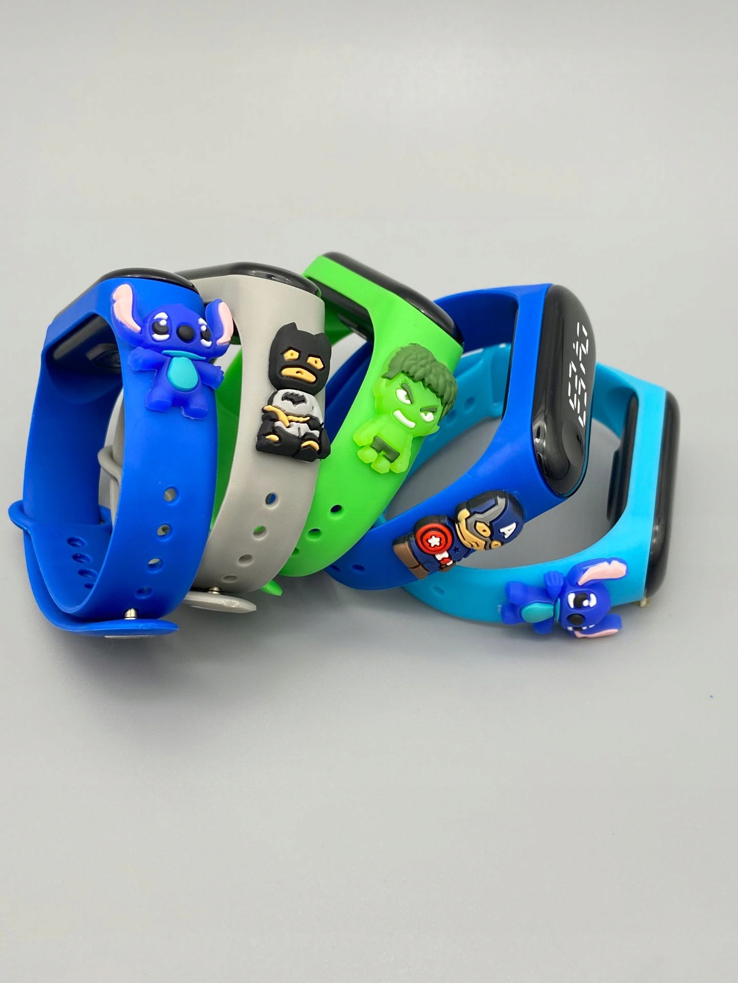 ZEGAREK smartwatch DLA DZIECI LED OPASKA SPIDERMAN PREZENT Funkcje Ekran dotykowy