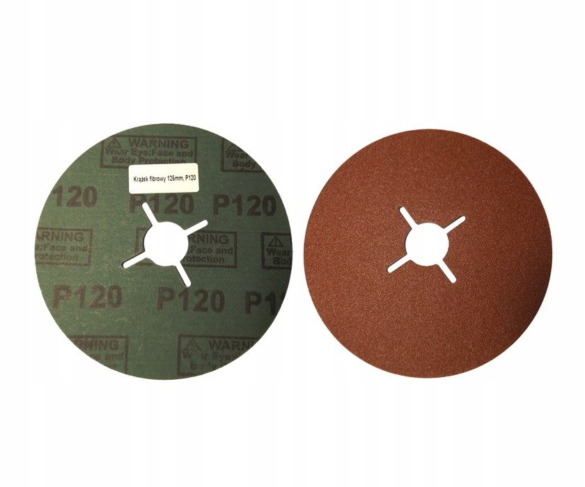 

Krążek fibra tarcza szlifowania metal drewna P120