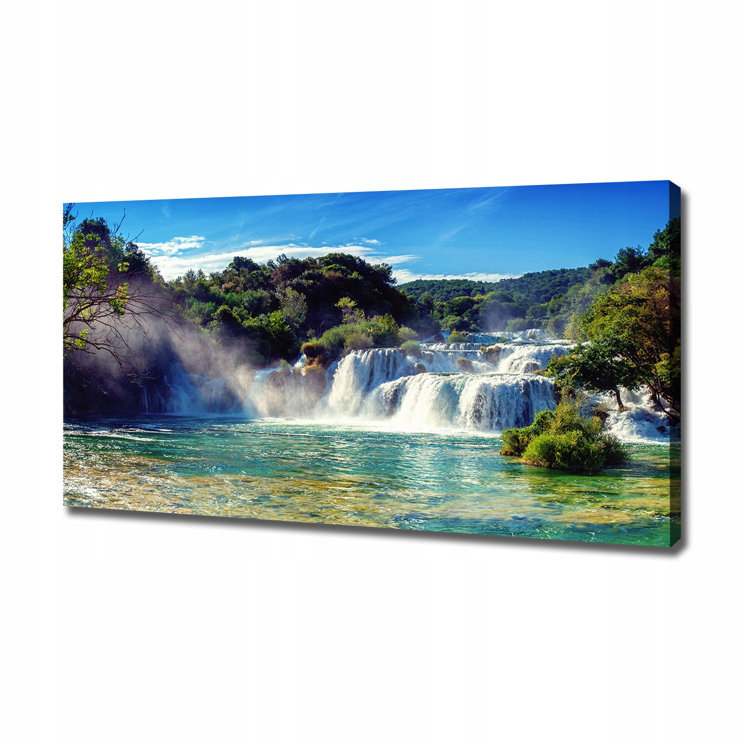 

Foto obraz na płótnie Wodospady Krka 120x60 cm