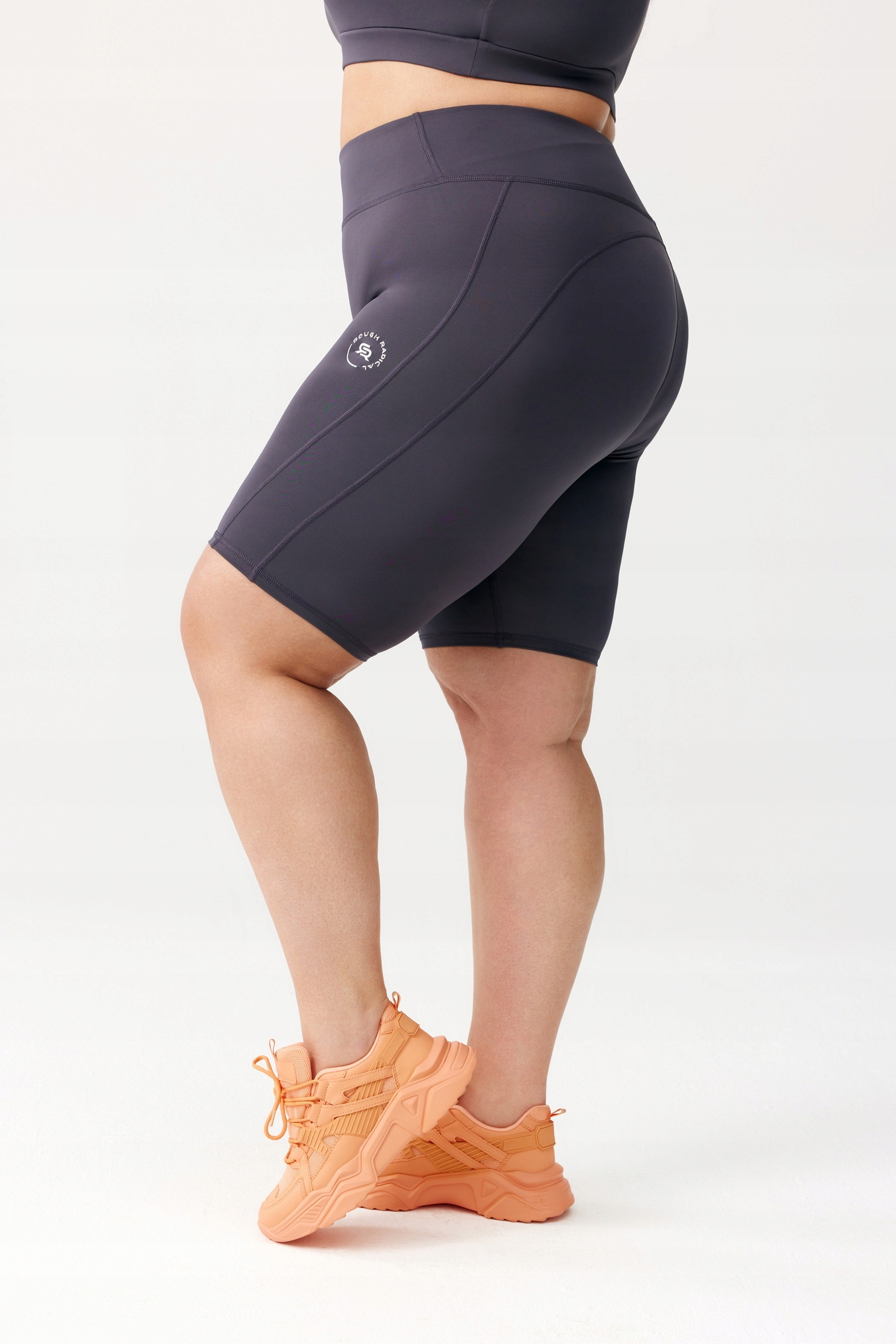 DAMSKIE SPODENKI SZYBKOSCHNĄCE FITNESS PLUS SIZE Marka Rough Radical