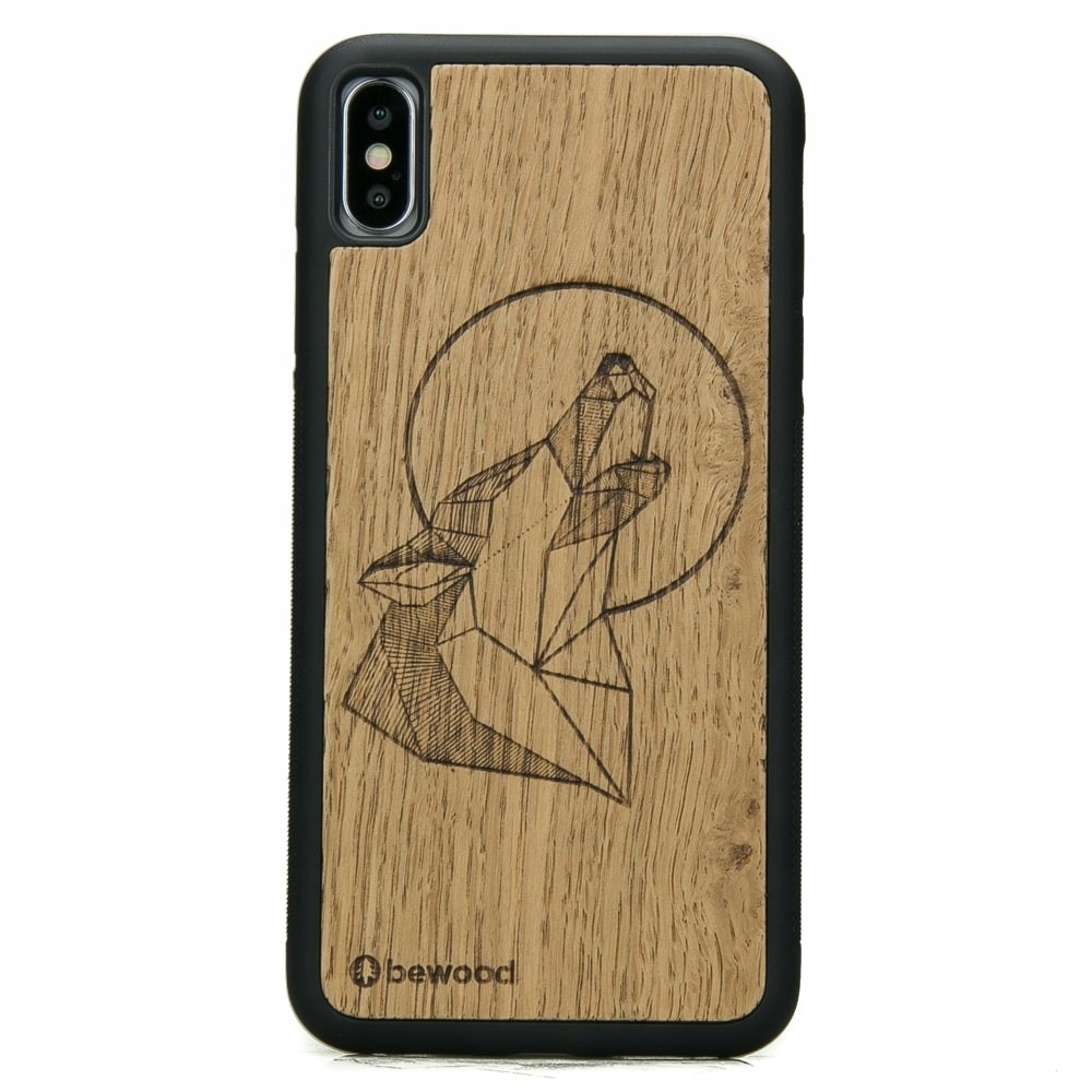 Pouzdro Bewood pro iPhone Xs Max Wilk Dąb