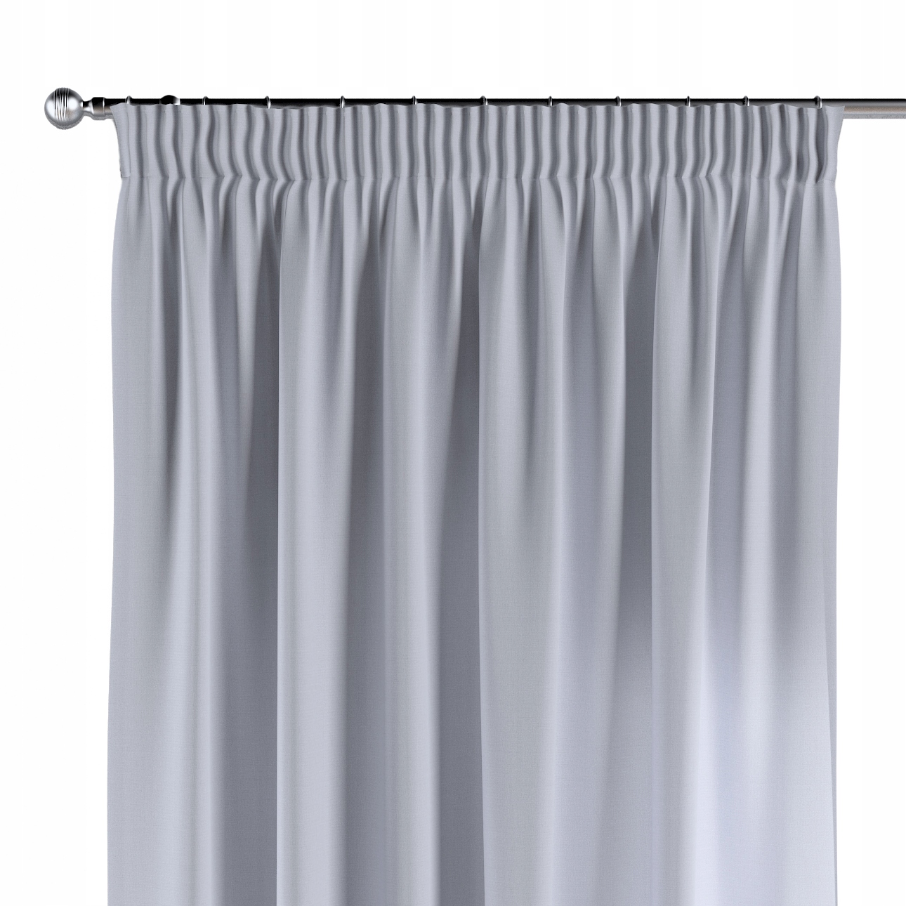 Záves na vlnitej páske 1 ks 130x245 cm biely