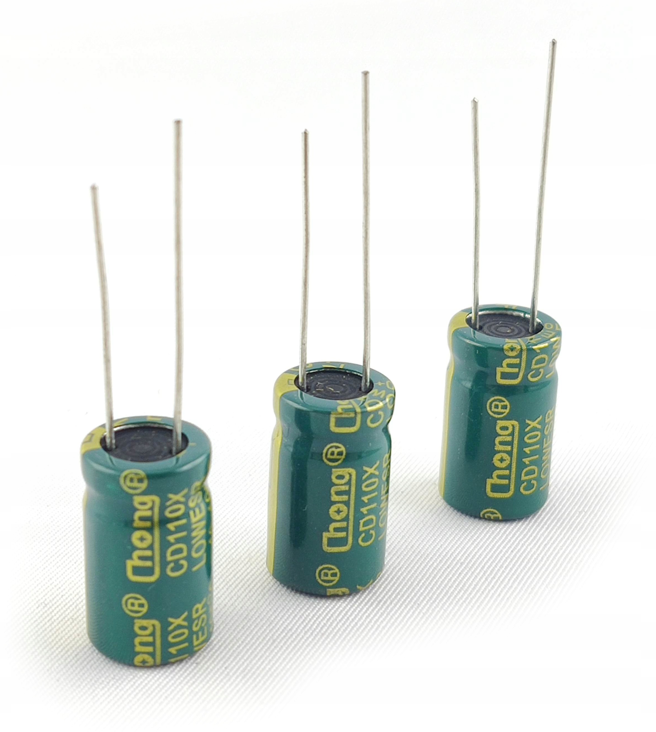 KONDENSATOR 1000UF 25V Ø10x20mm JCCON LOW ESR Producent Inna