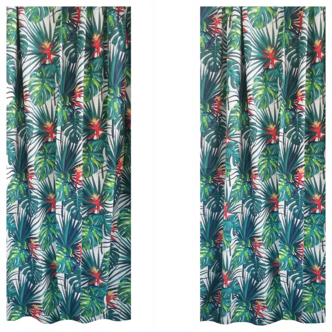 

Zasłona tunel żabki taśma Juka Monstera 150x200