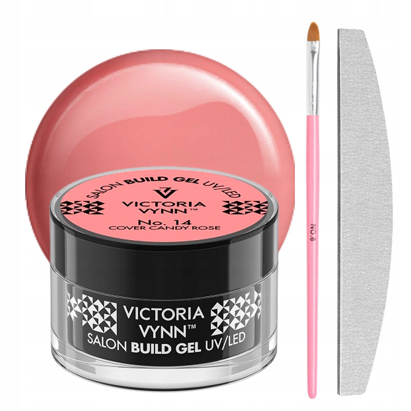 Victoria Vynn Stavební Gel 14 Cover 50 ml štětec Pilník Bonus!