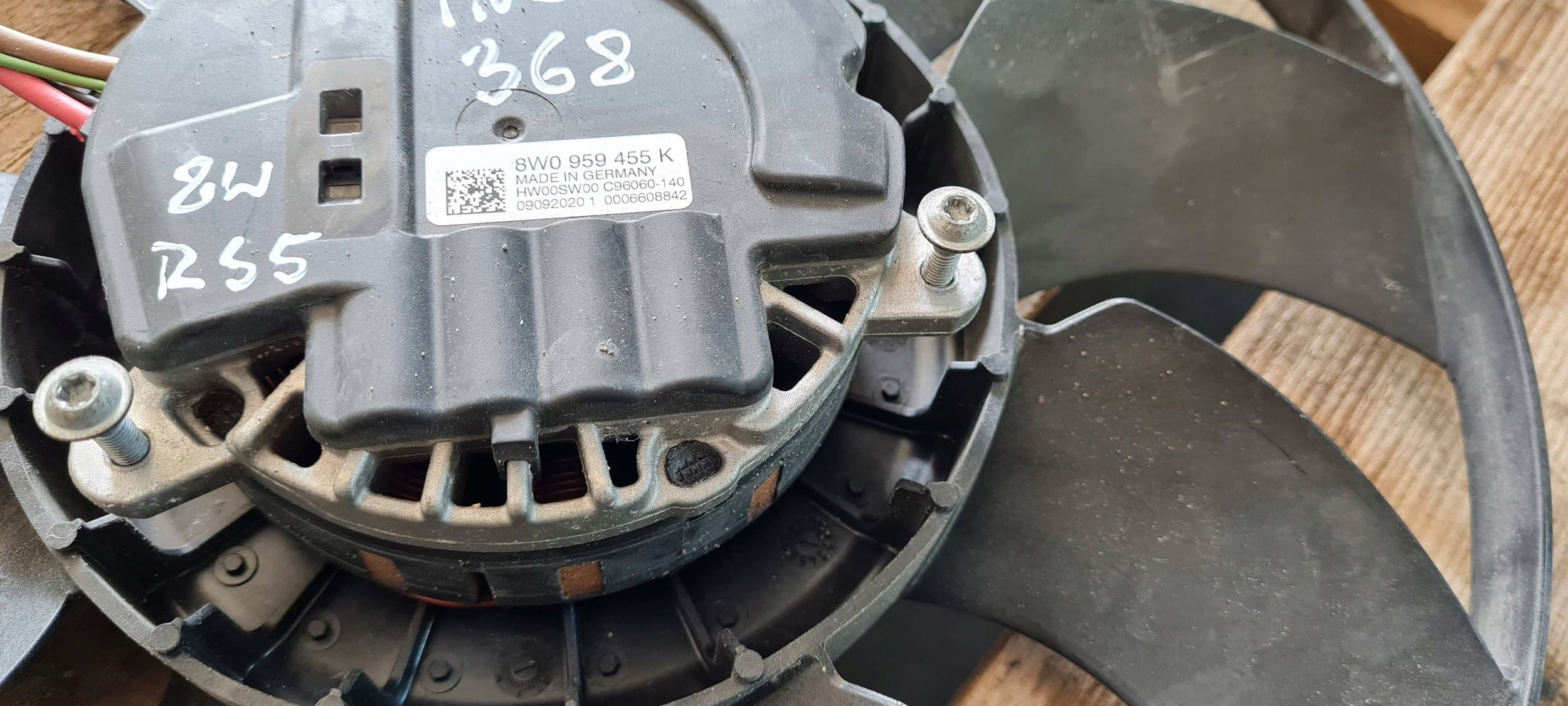 RS5 8W LIFT S5 A5 ventilátor vrtule chladiče A4 B9 A6 A7 8W0959455K