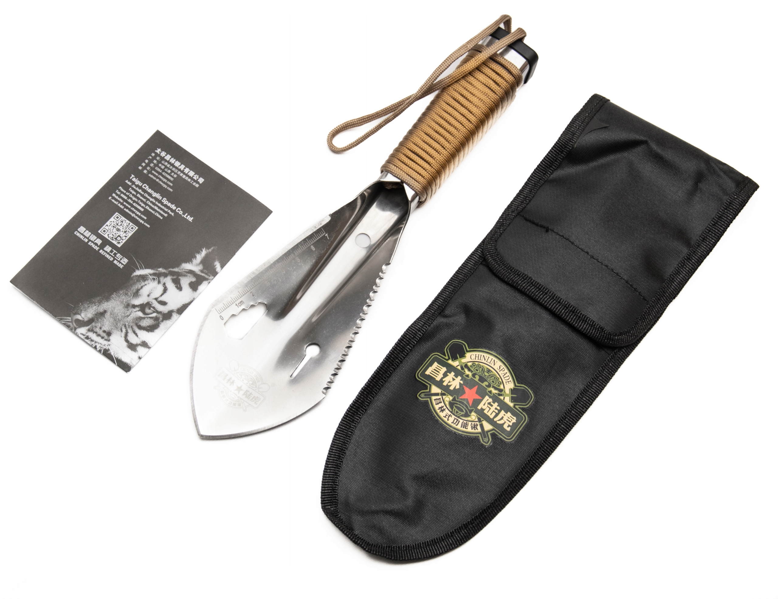 Lopatka Lopata Digger Saperka Nůž Pila Přežití