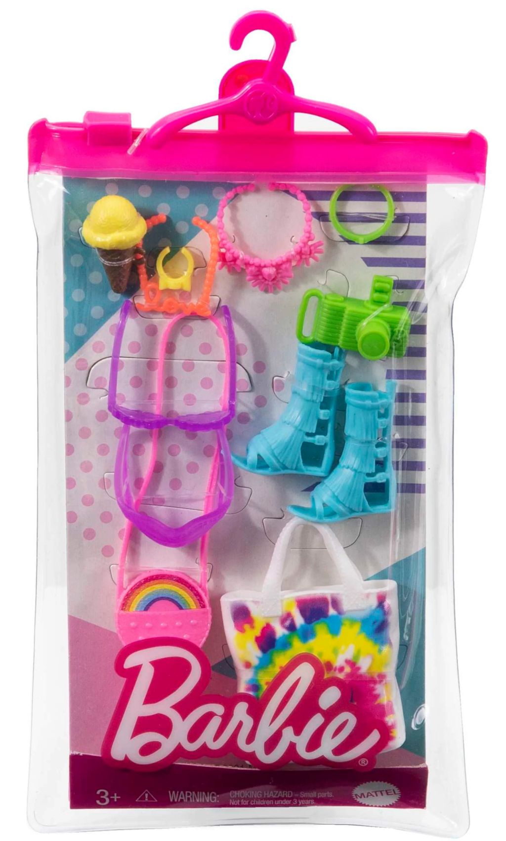 Mattel Barbie Akcesoria Neon Festowal HBV43