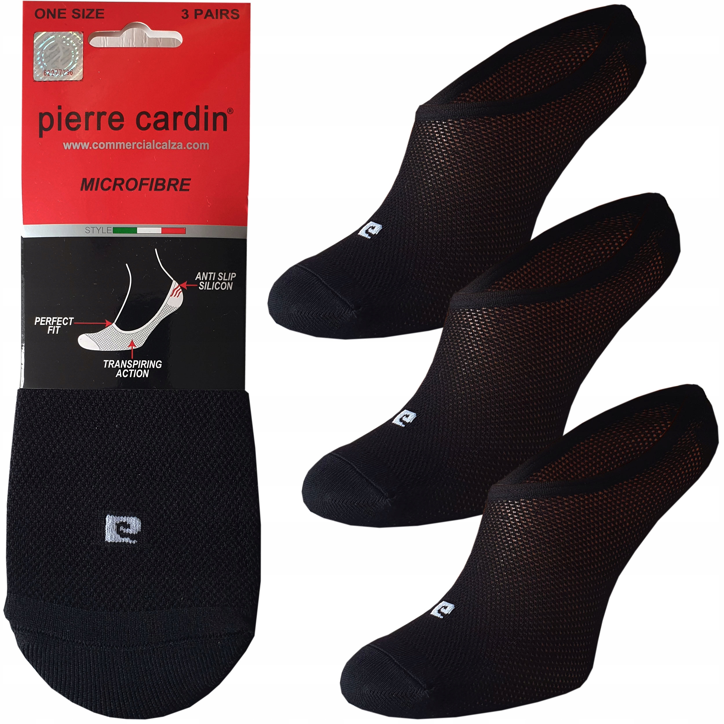 

Stopki Baleriny Balerinki Pierre Cardin Czarne