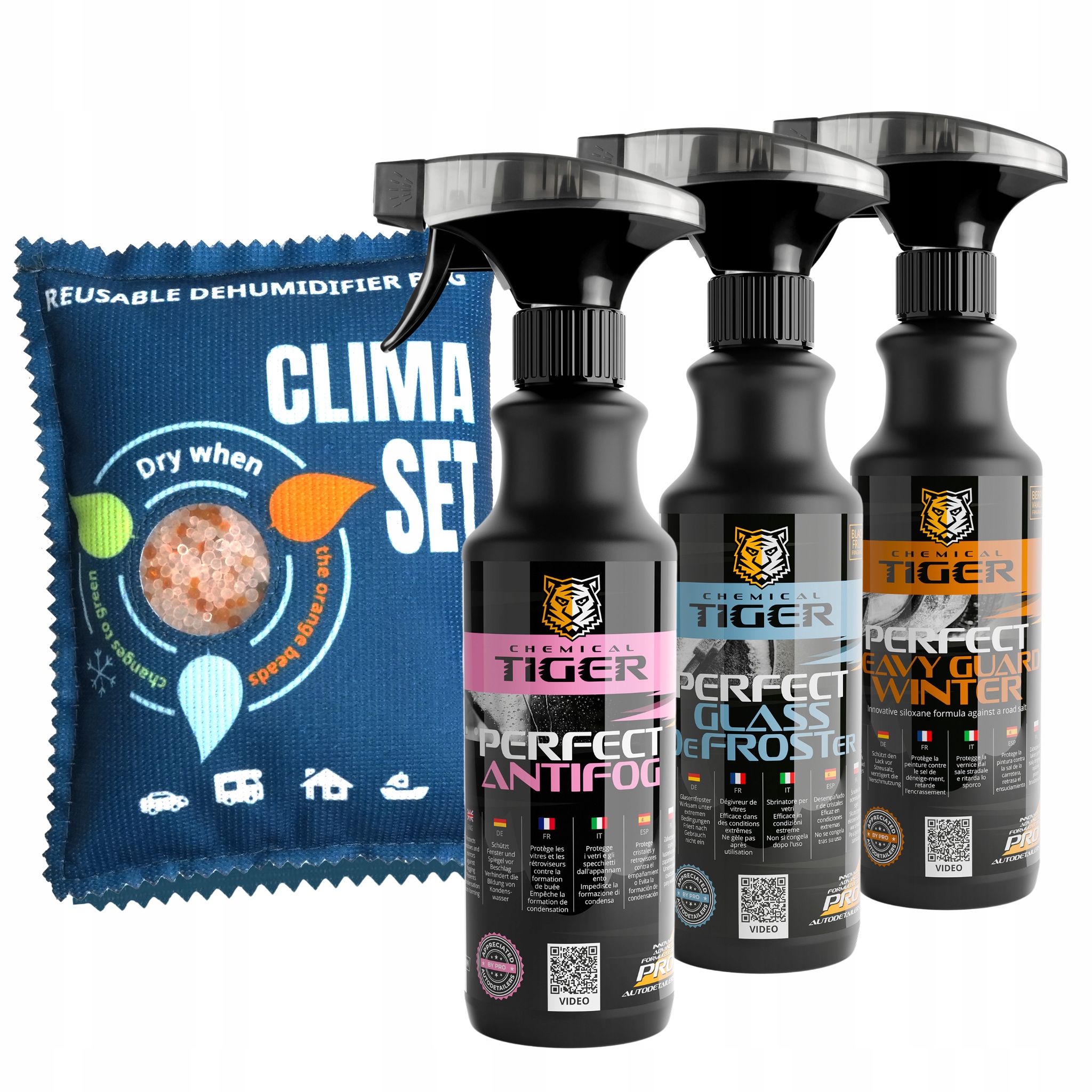 Pohlcovač vlhkosti, Odmrazovač, Antipara, Winter Guard Zimní sada