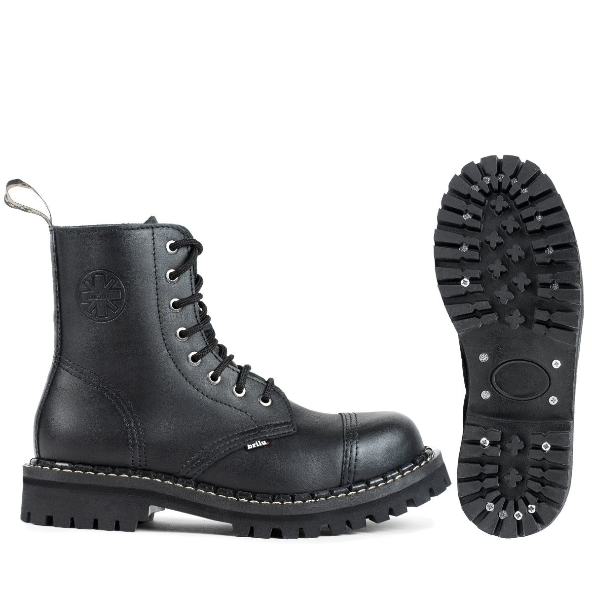 

Glany Brilu Steel-nose 8-DZIUREK Wysokie 36-47