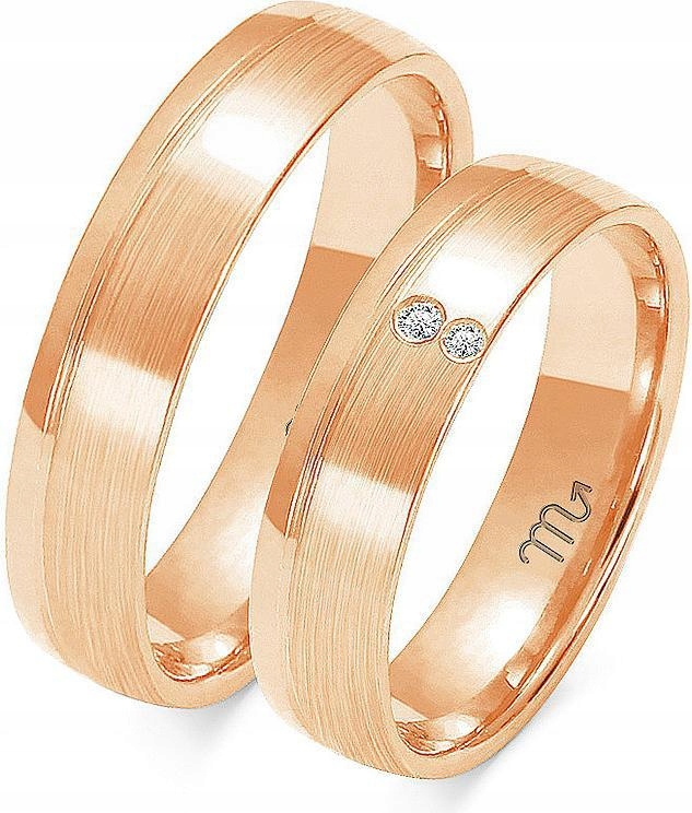 Zlatý, bílý, nadčasový snubní prsten 585 r 38 39 40 pro muže s gravírováním