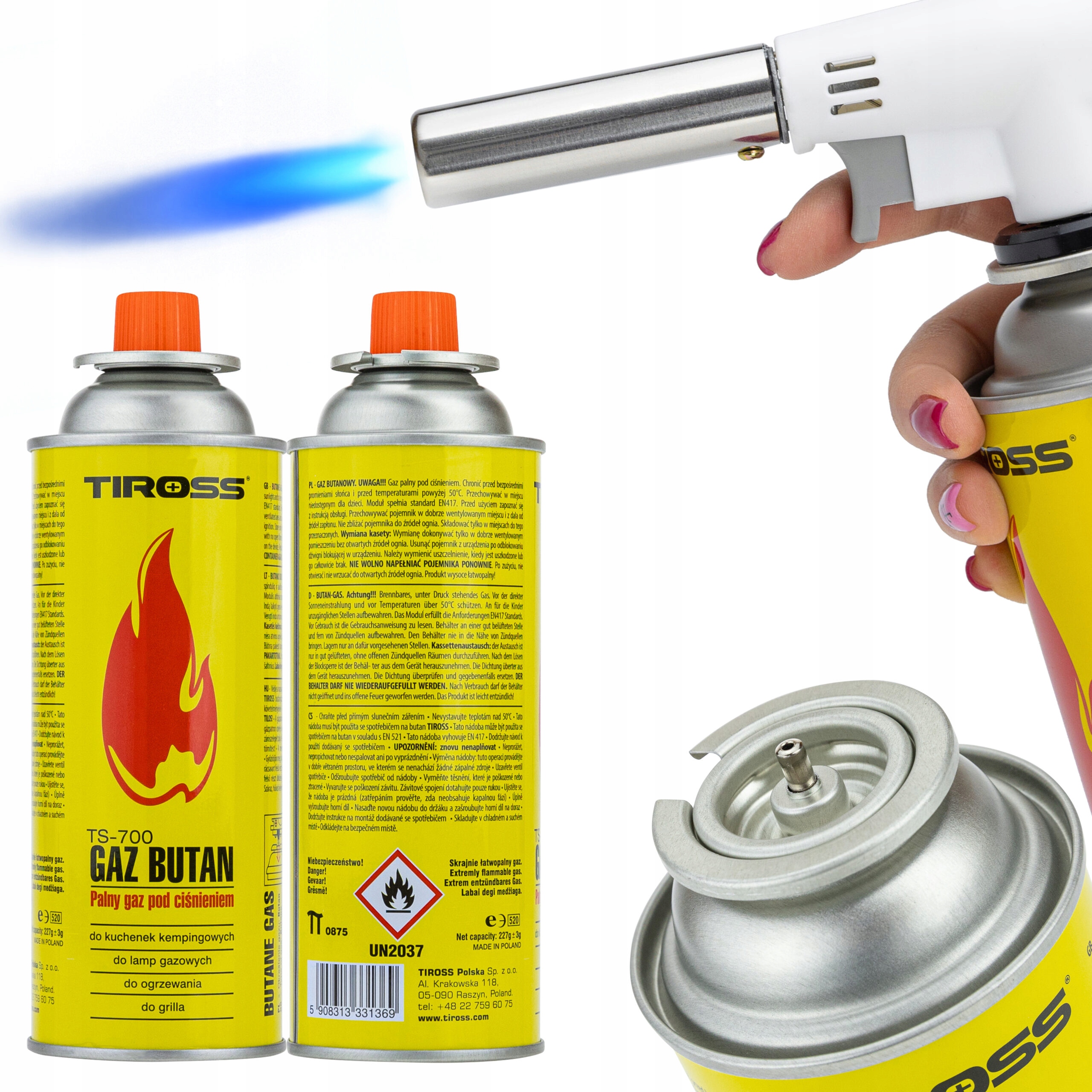 

Gaz Kartusz gazowy Nabój Do Kuchenki uniwersalny