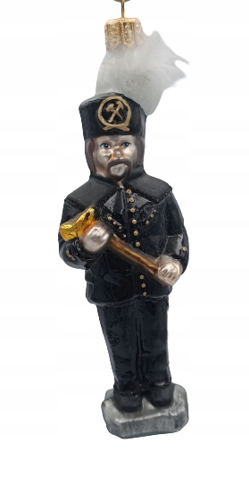 

Bombki Choinkowe Szklane Górnik13cm